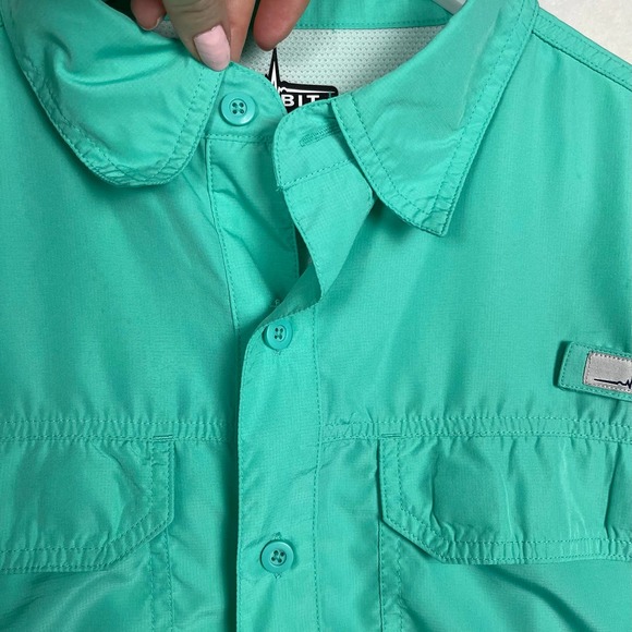 Habit Vented Fishing Hiking Short Sleeve Sun Blocking Protection 40+ UPF -Medium - Picture 7 of 14